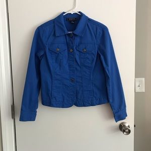 Denim jacket Charter Club PP bright blue